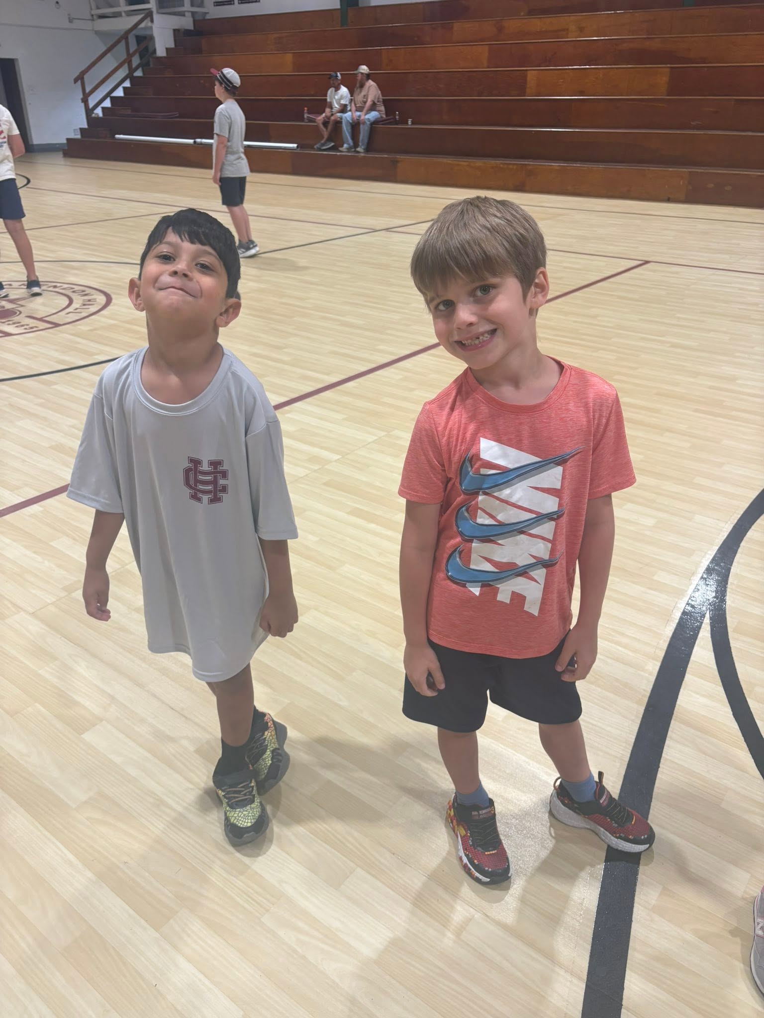 Clarendon Hall preschool students enjoying movement in the gym
