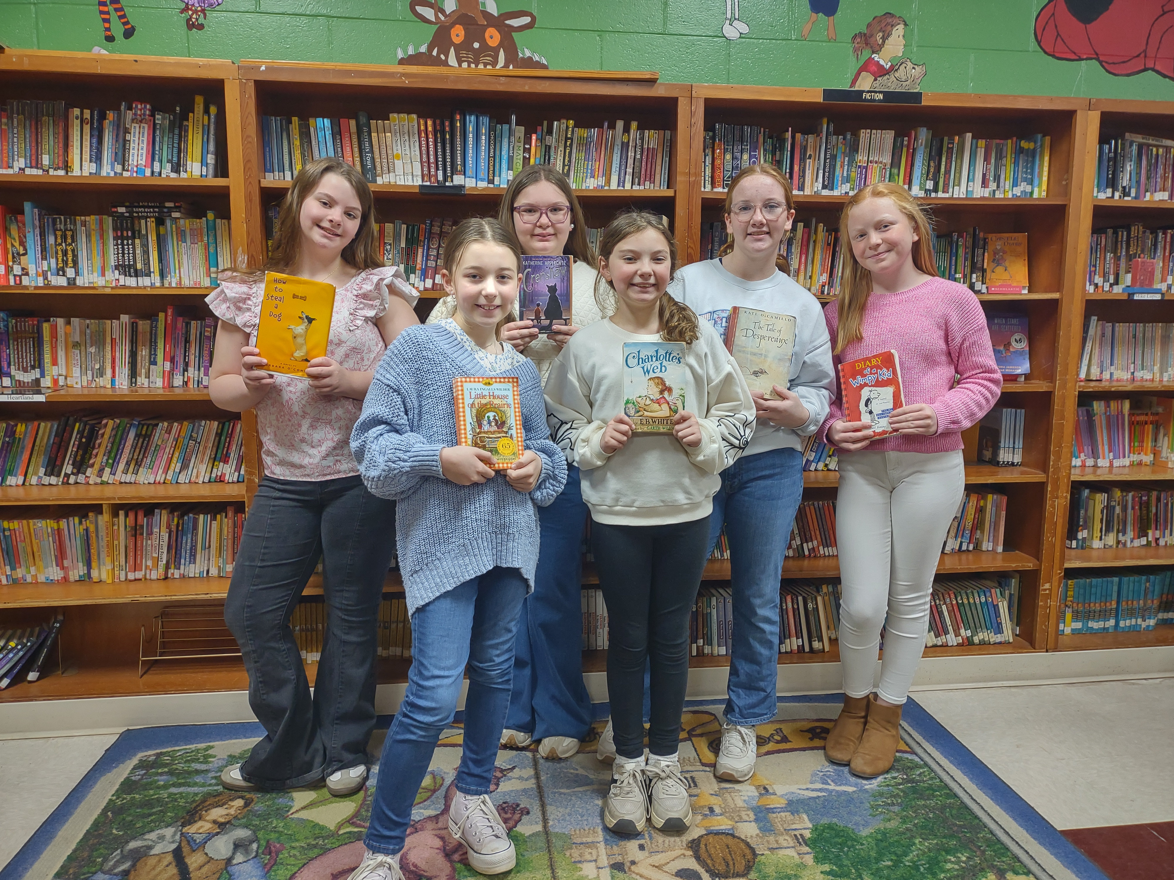 Clarendon Hall Middle School Battle of the Books team