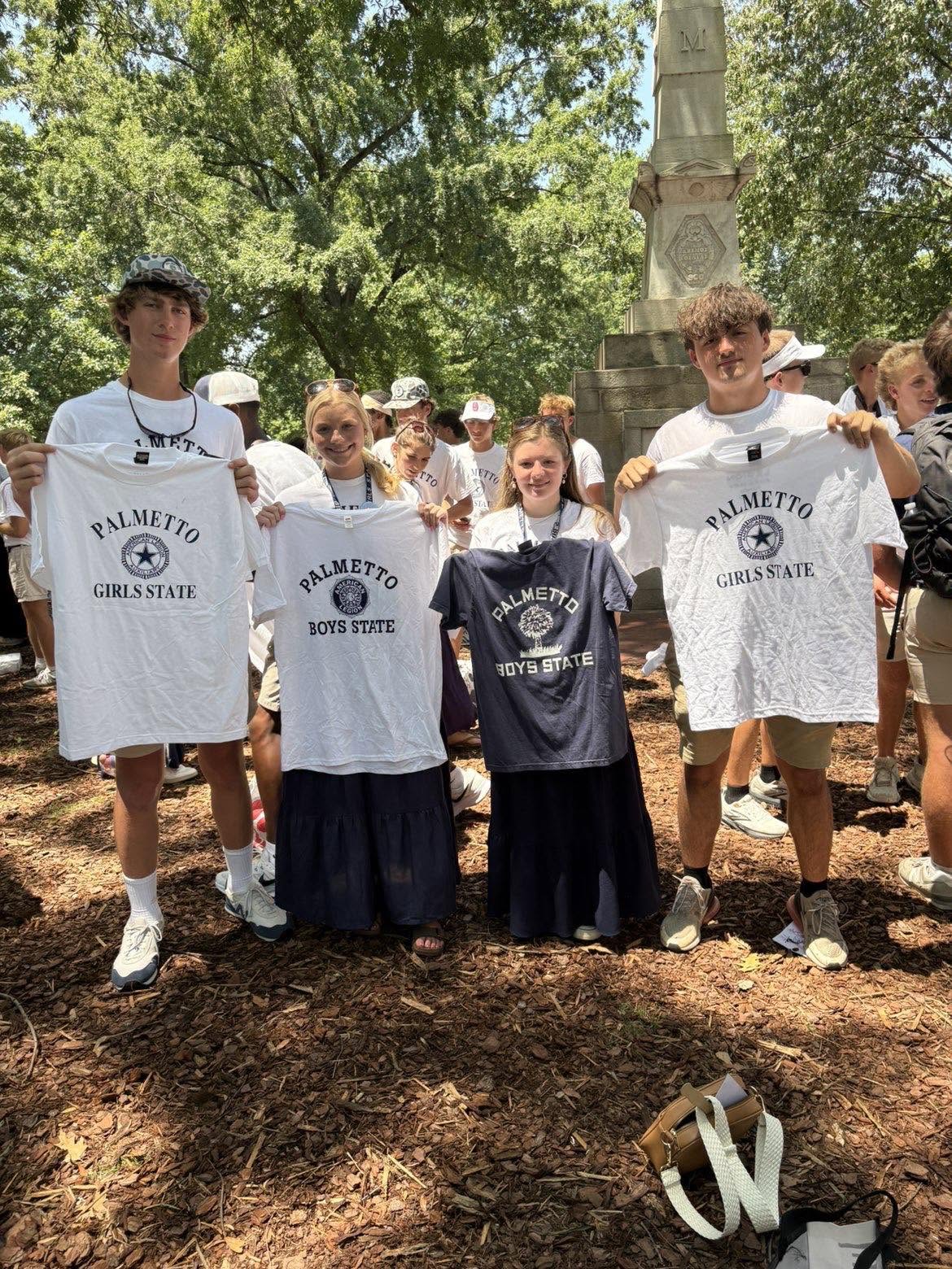 Clarendon Hall students participating in a leadership program