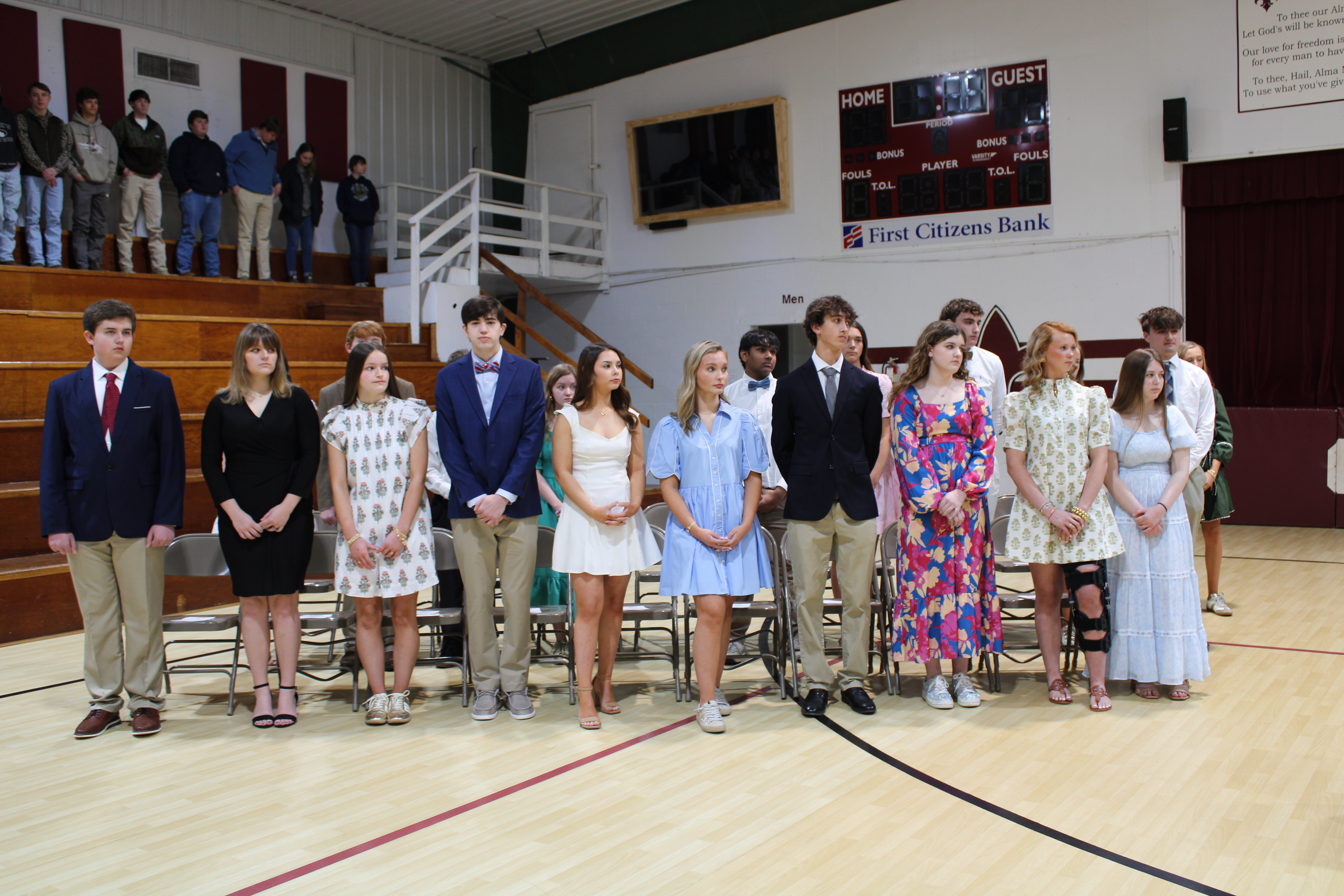 Clarendon Hall National Honor Society students